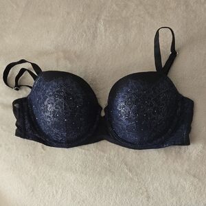 Victoria's Secret Midnight Blue Lace Bra